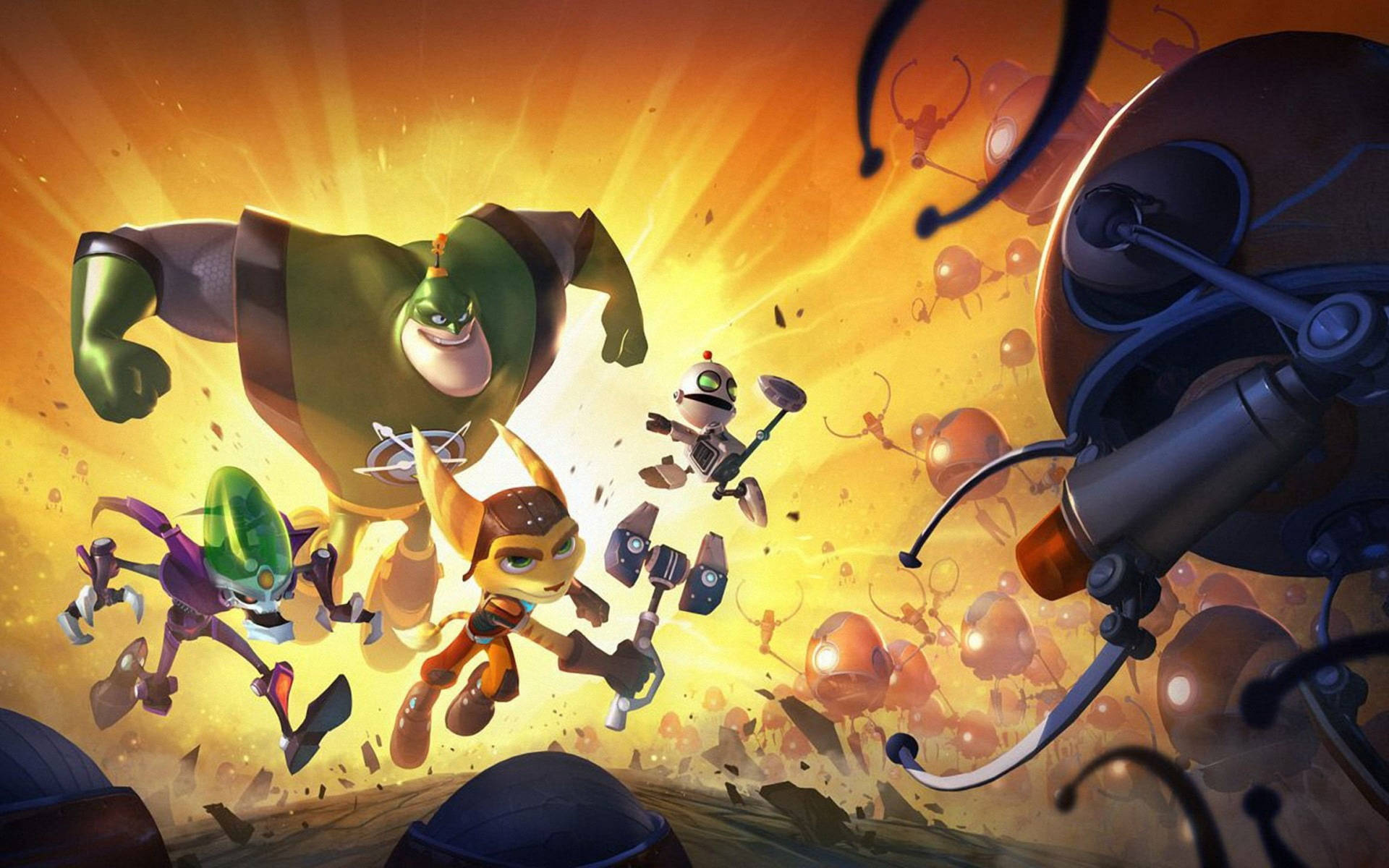 Ratchet And Clank All 4 One Wallpaper