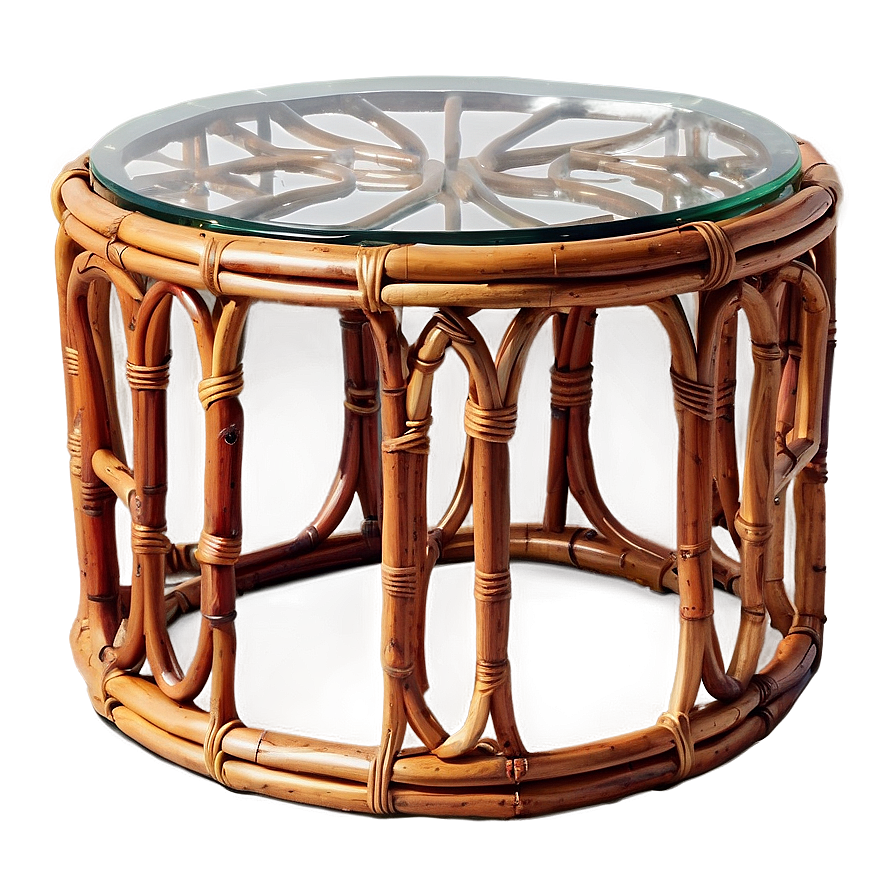 Rattan Side Table Png Hpr16 PNG