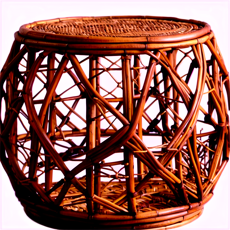 Rattan Side Table Png Uug28 PNG