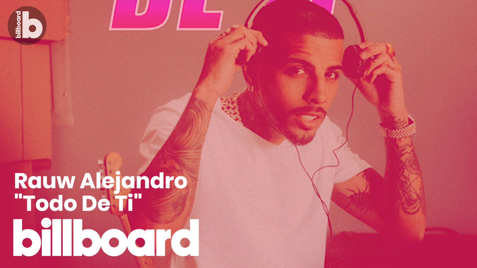 Rauw Alejandro Todo De Ti Billboard Wallpaper
