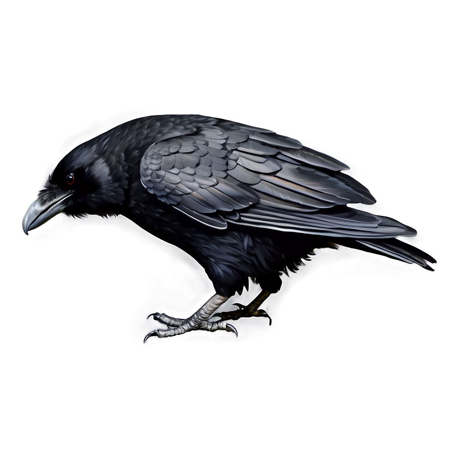 Raven Bird Black Png Slt PNG