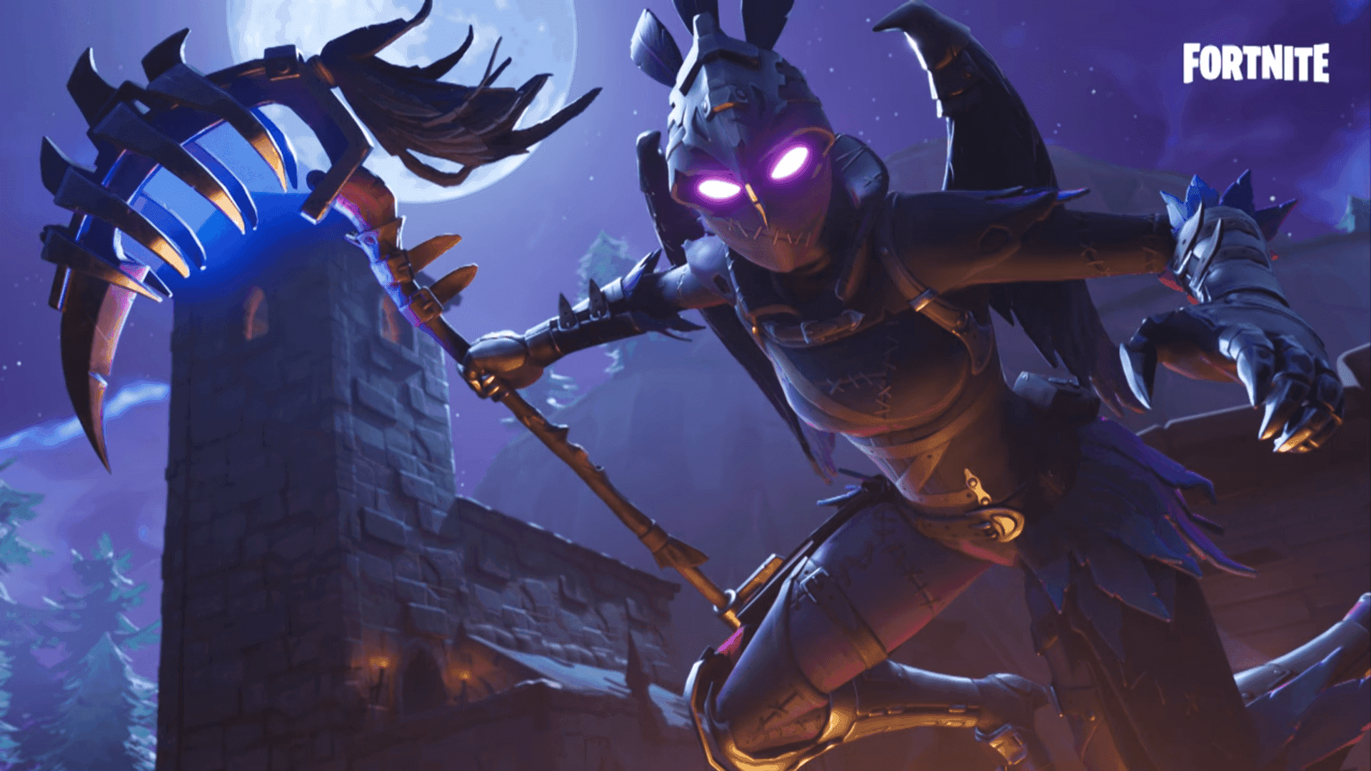 Raven, the mysterious Fortnite character Wallpaper