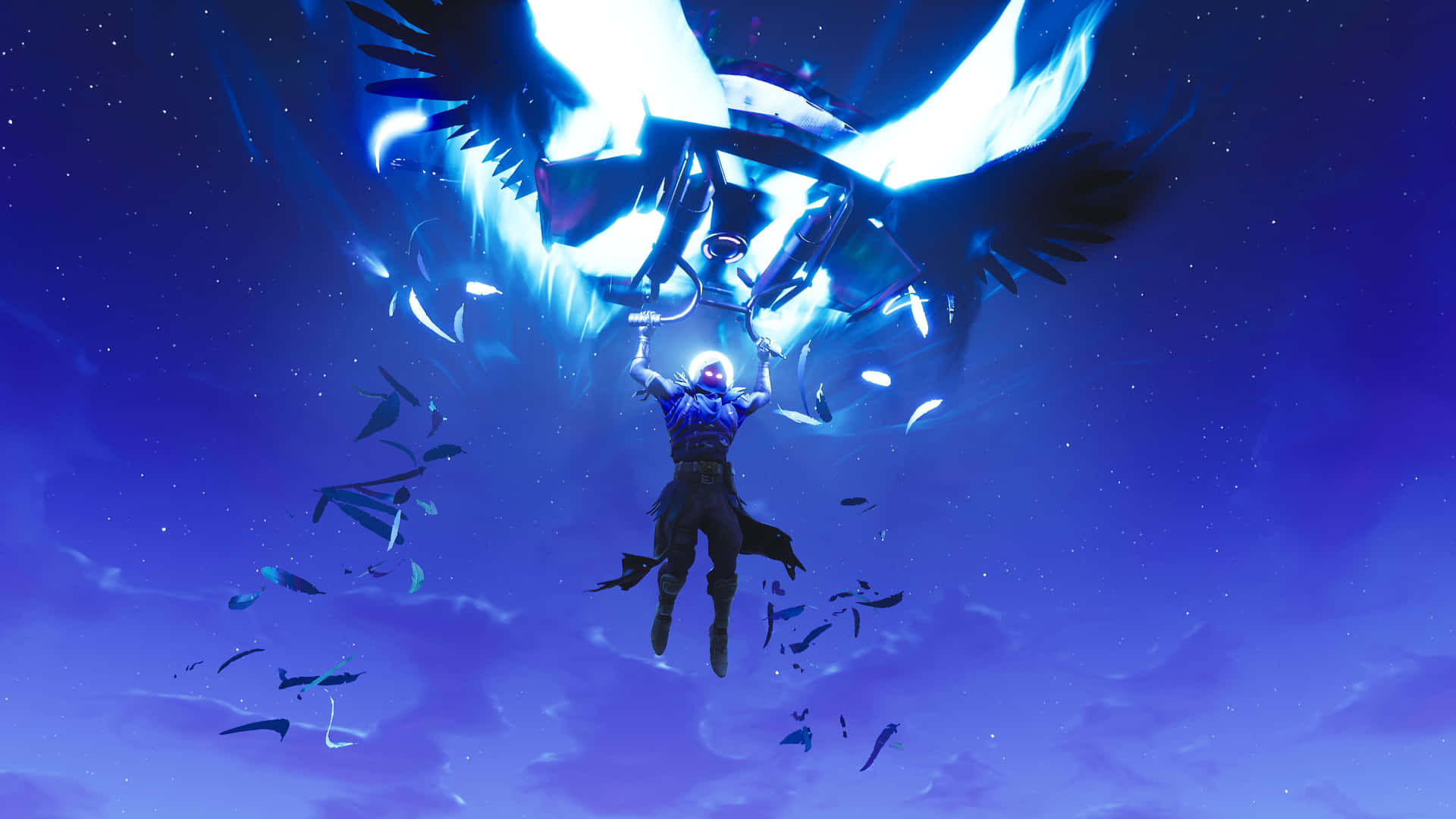 "Be Frighteningly Fabulous With Raven Fortnite" Wallpaper