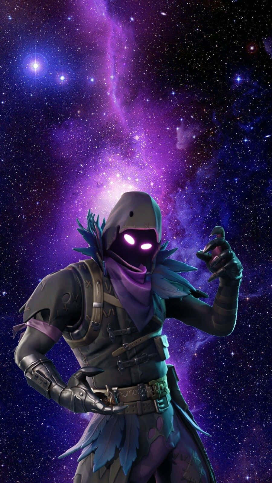 Ready to take on the competition with Raven Fortnite Wallpaper