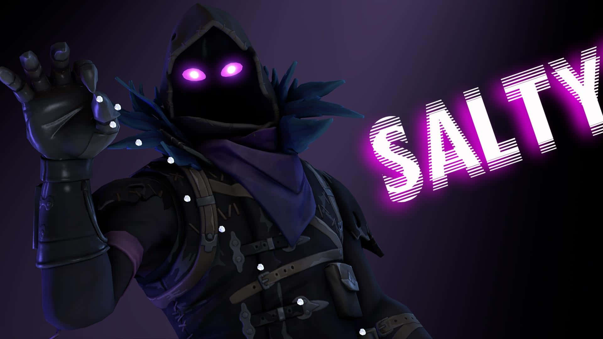 Come and fly with Raven, the mysterious bird-like Fortnite character! Wallpaper