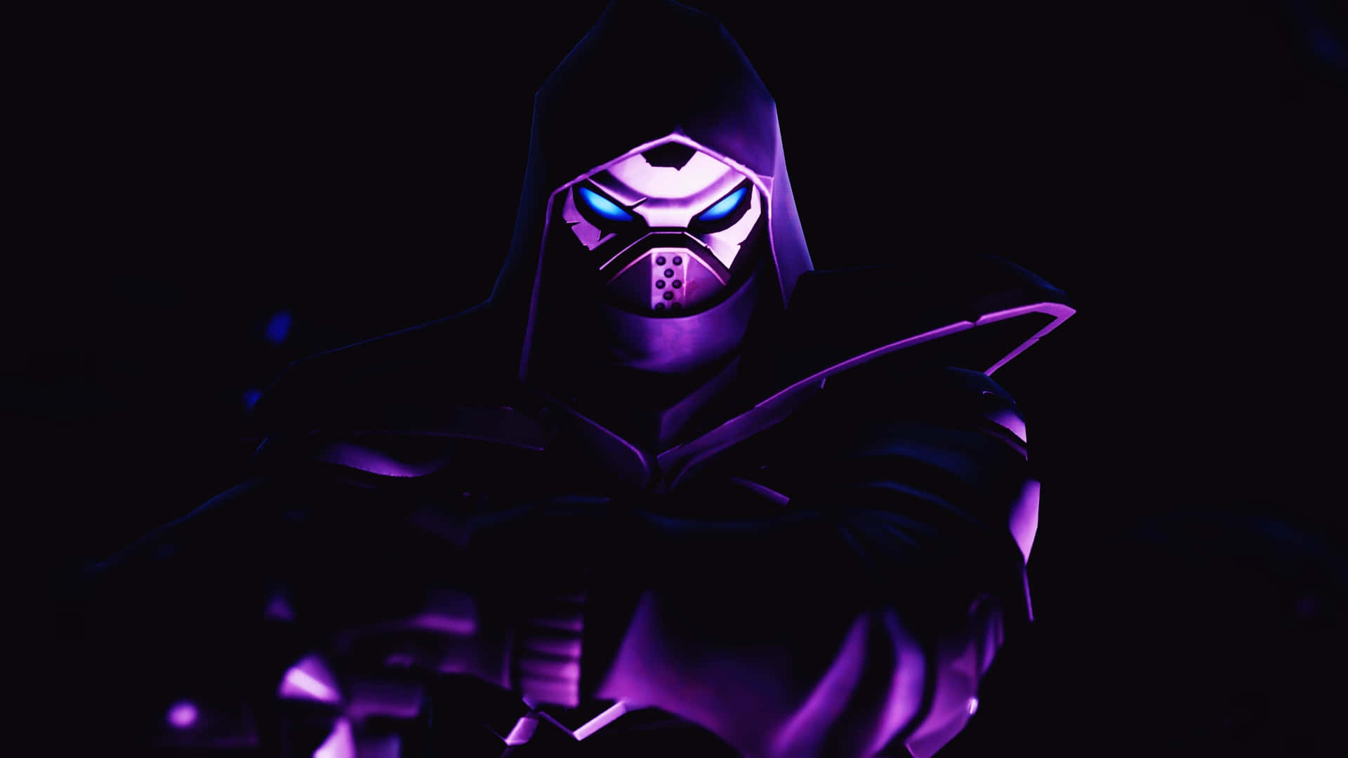 A view of the Raven skin from Fortnite Wallpaper