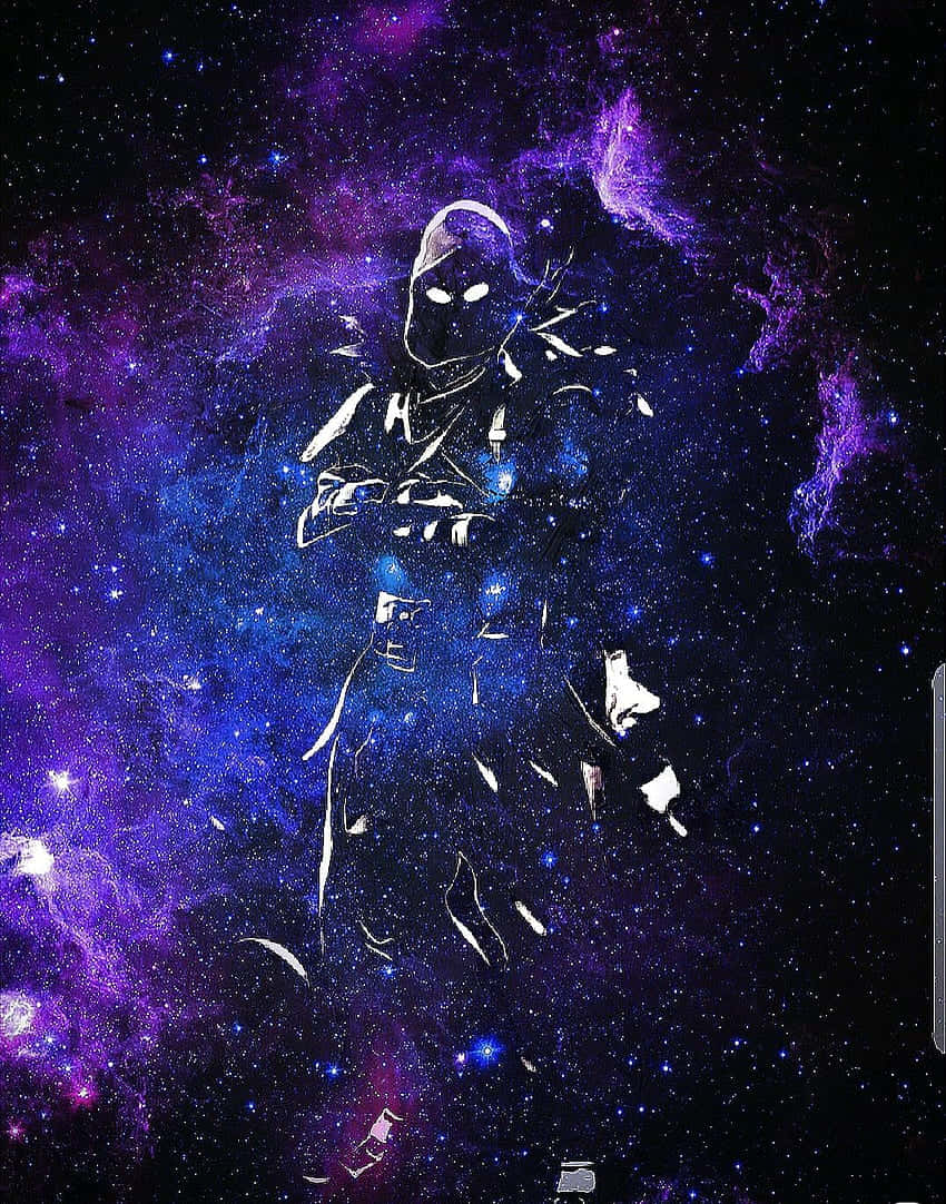A Galaxy With A Man In It Wallpaper