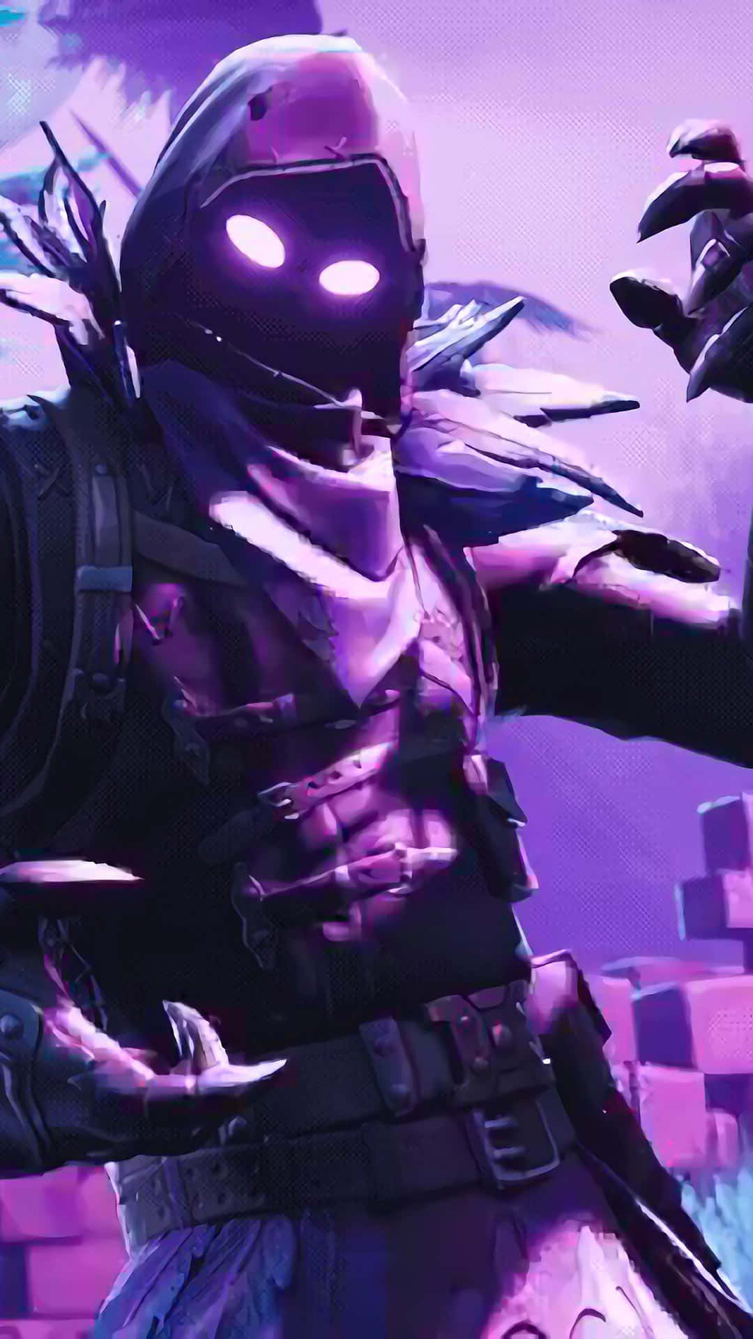 Get Ready to Teach Everyone a Lesson with the Raven Fortnite Skin Wallpaper