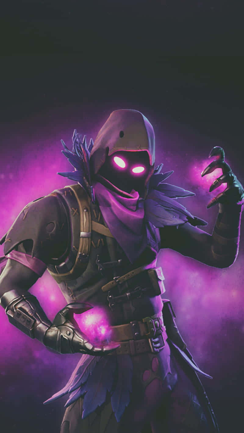 "Show your wild side with the Raven Fortnite Skin!" Wallpaper