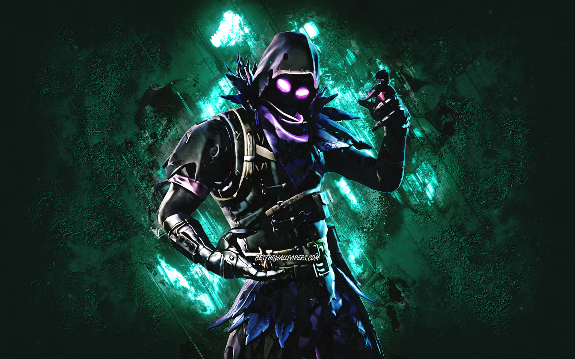 Fly high into Epic Victory with the Raven Outfit! Wallpaper