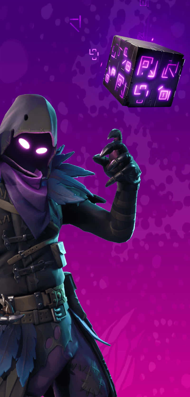 Get Your Fearsome Look with the Raven Fortnite Skin Wallpaper