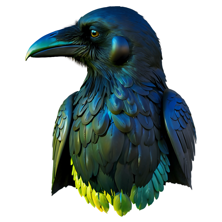 Raven Head Png 05062024 PNG