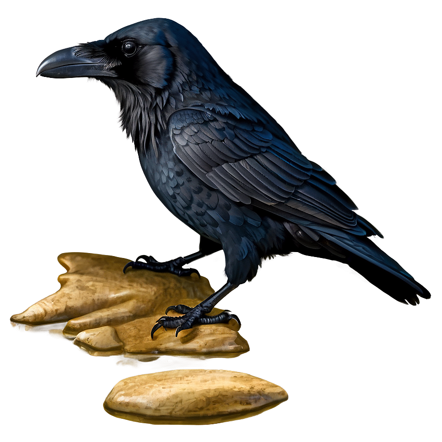 Raven In The Night Png Qxv8 PNG