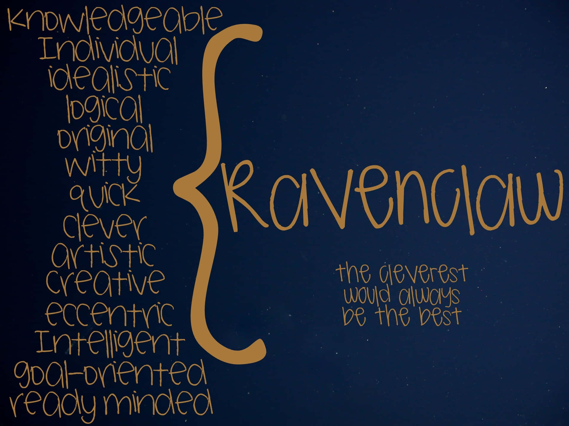 Knowledge is the Key to Being a True Ravenclaw