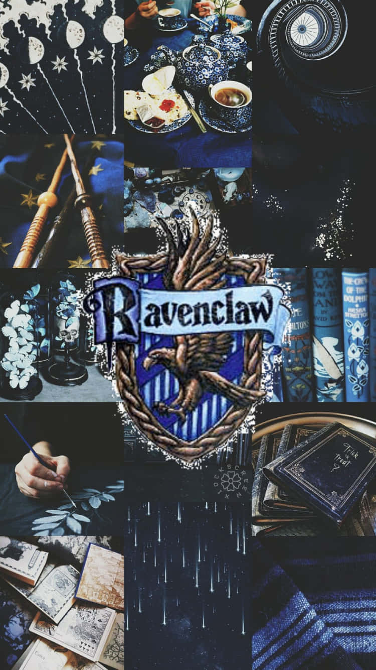 Ravenclaw Aesthetic Collage Harry Potter Wallpaper