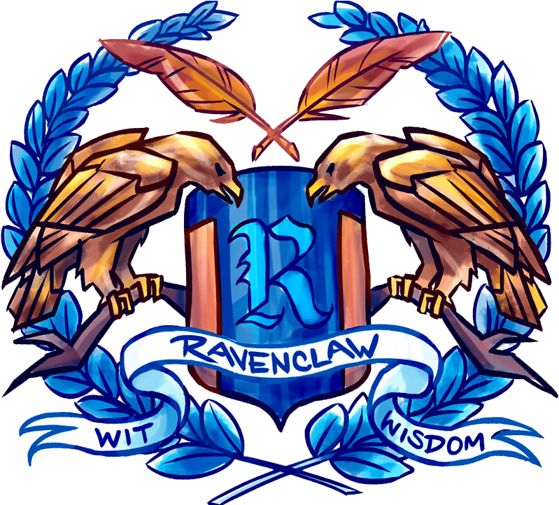 Ravenclaw House Crest Artwork PNG