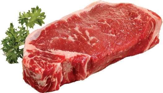 Raw Beef Steakwith Parsley PNG