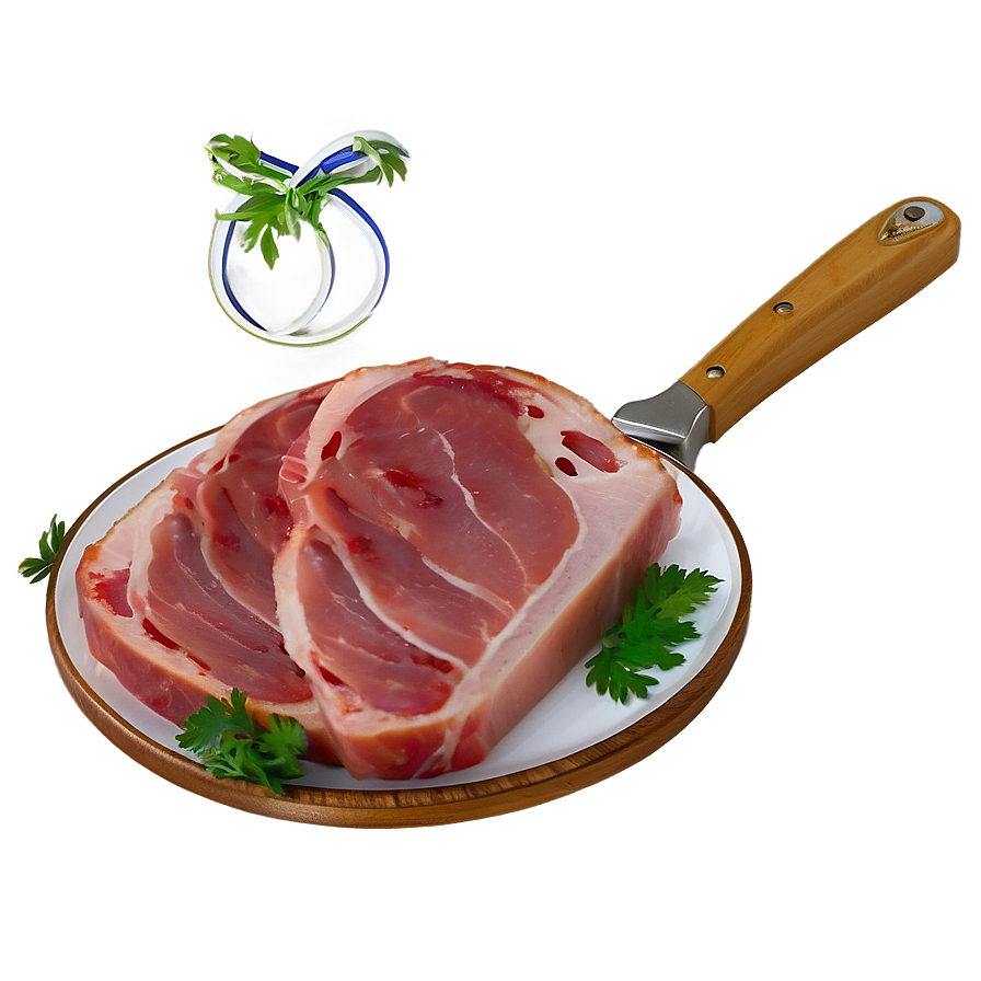 Raw Ham Png Squ PNG