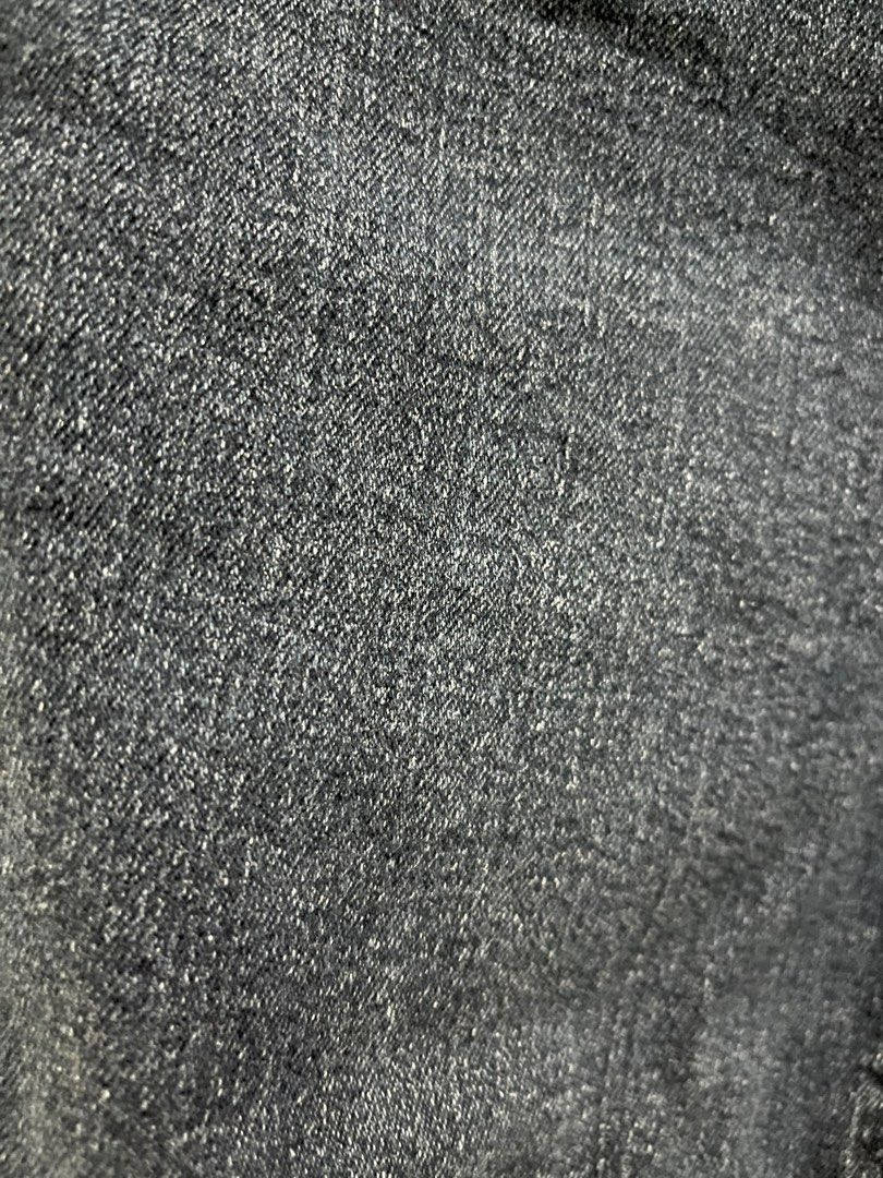 Raw Linen Black Denim Jeans Fabric Background