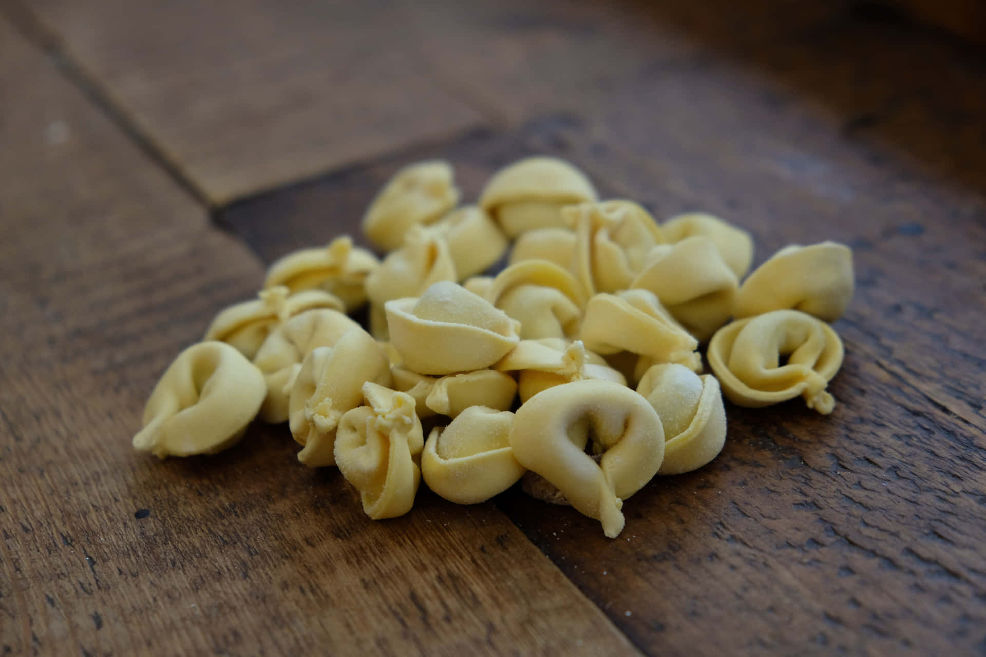 Fresh Raw Pasta Ingredients for Making Tortellini In Brodo Wallpaper