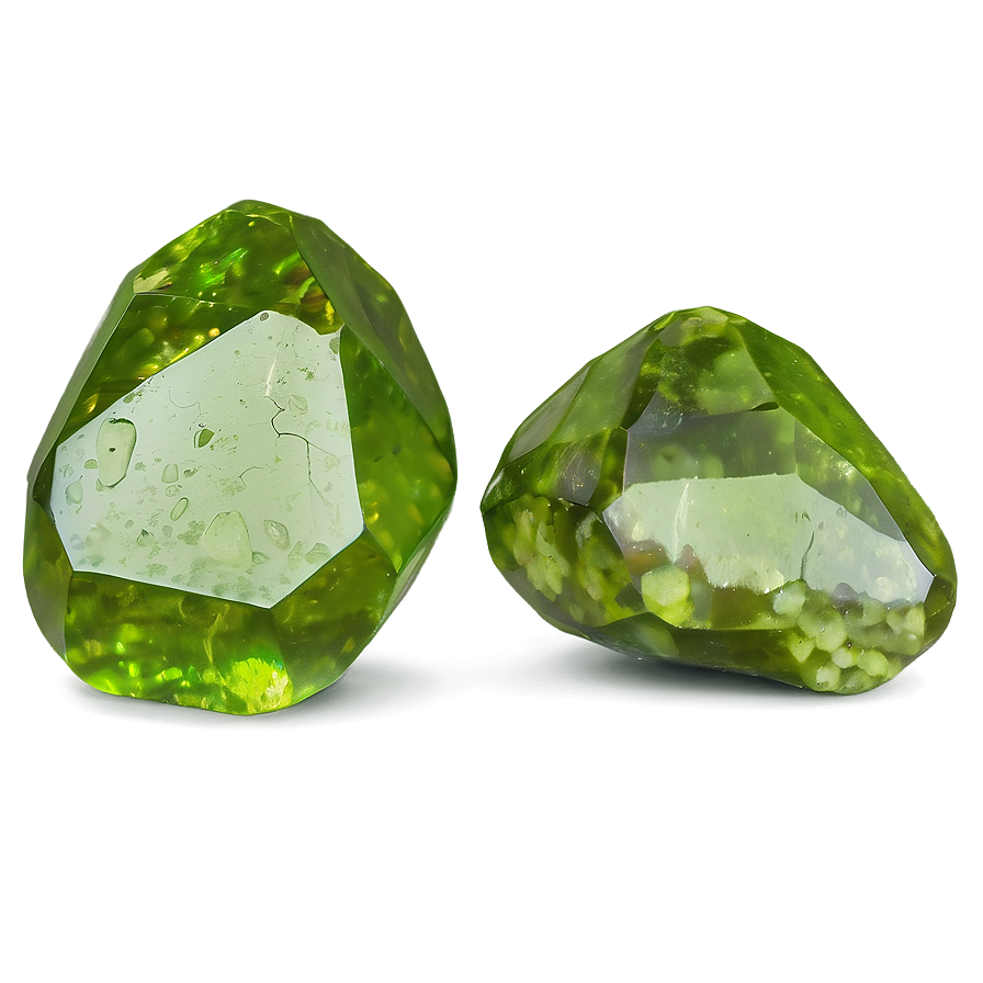 Raw Peridot Rock Png 06242024 PNG