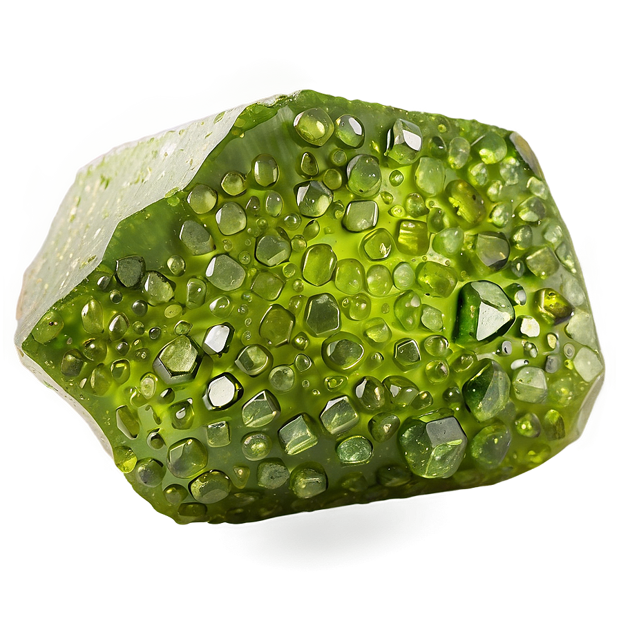 Raw Peridot Rock Png 23 PNG