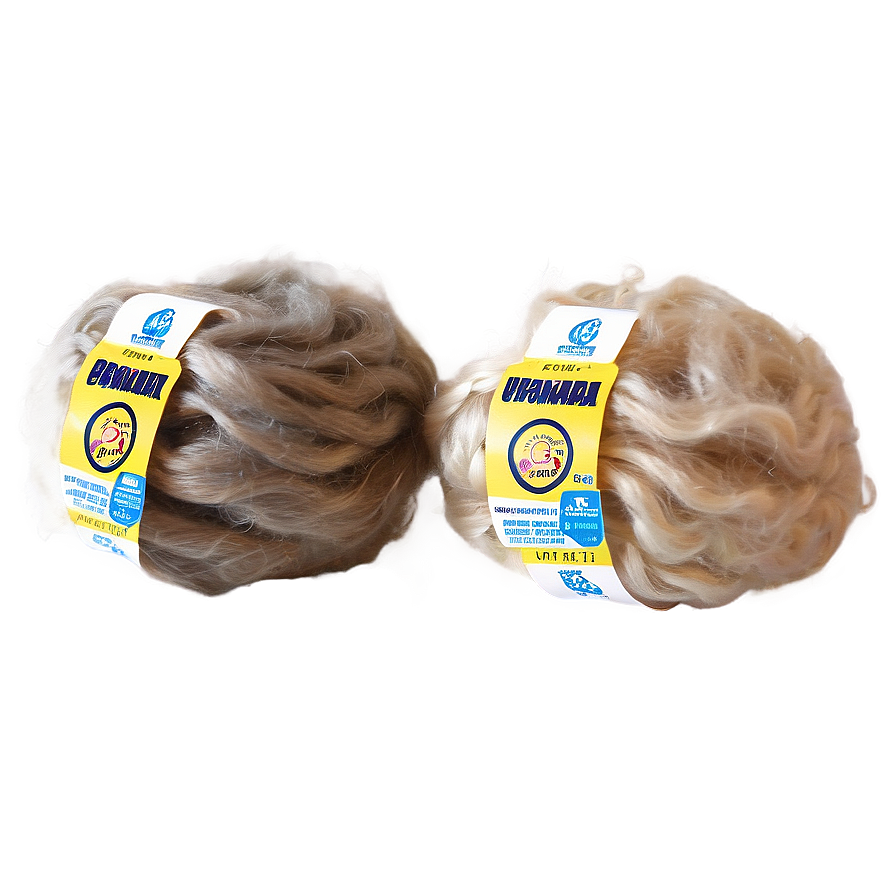 Raw Wool Locks Png 06252024 PNG