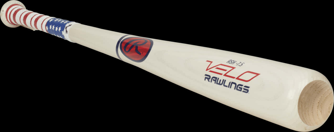 Rawlings Velo Baseball Bat American Flag Grip PNG