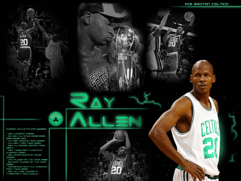 Ray Allen Basketball Journey Wallpaper
