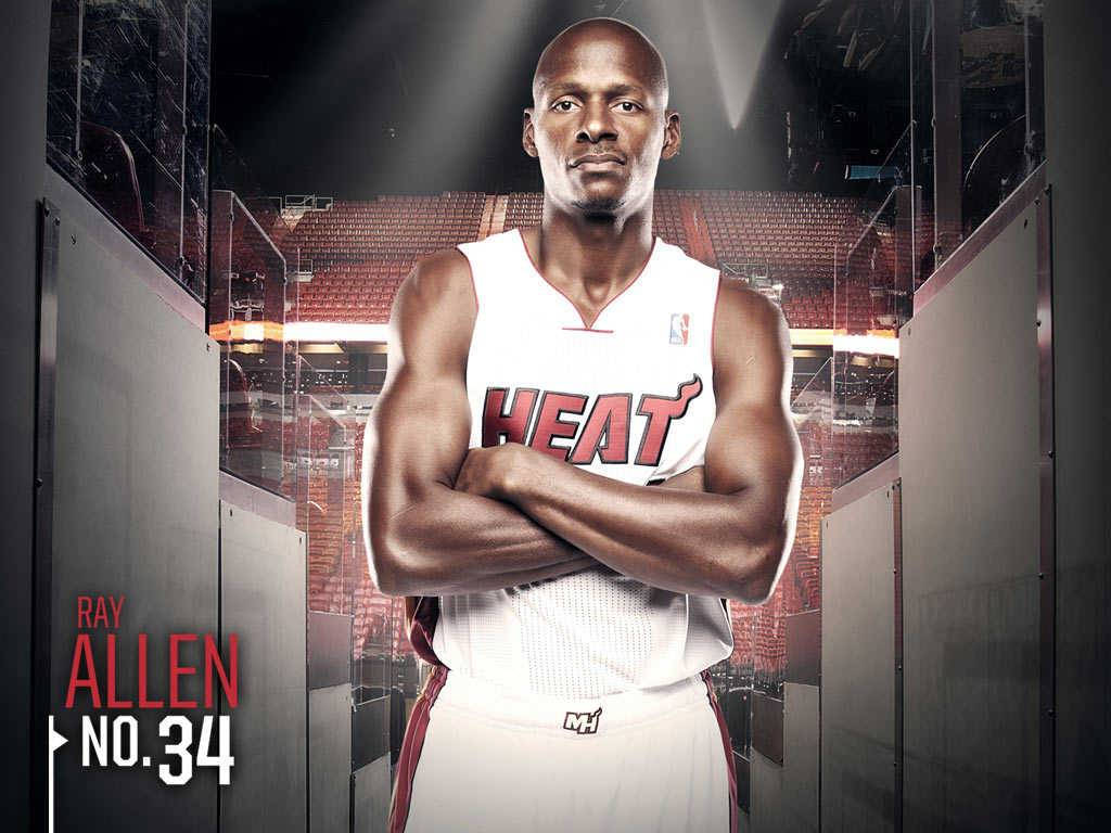 Rayallen Miami Heat - Ray Allen Miami Heat. Fondo de pantalla