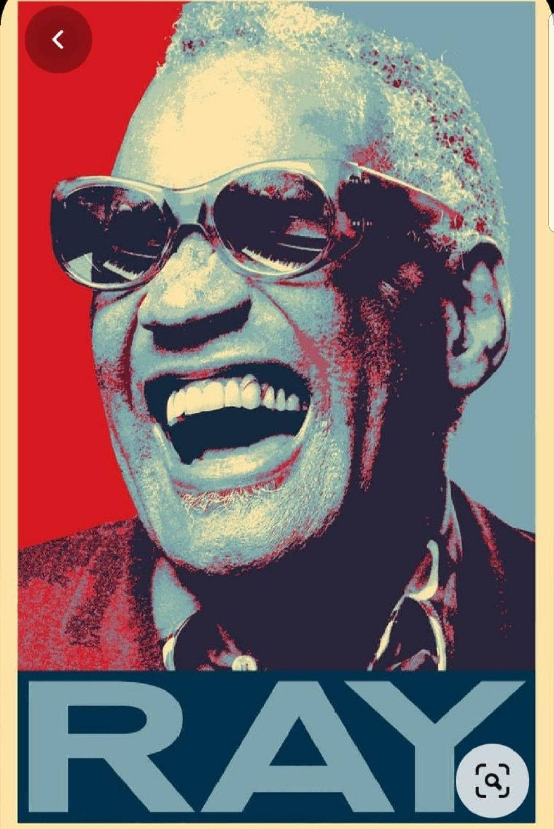 Ray Charles Colorful Graphic Art Wallpaper