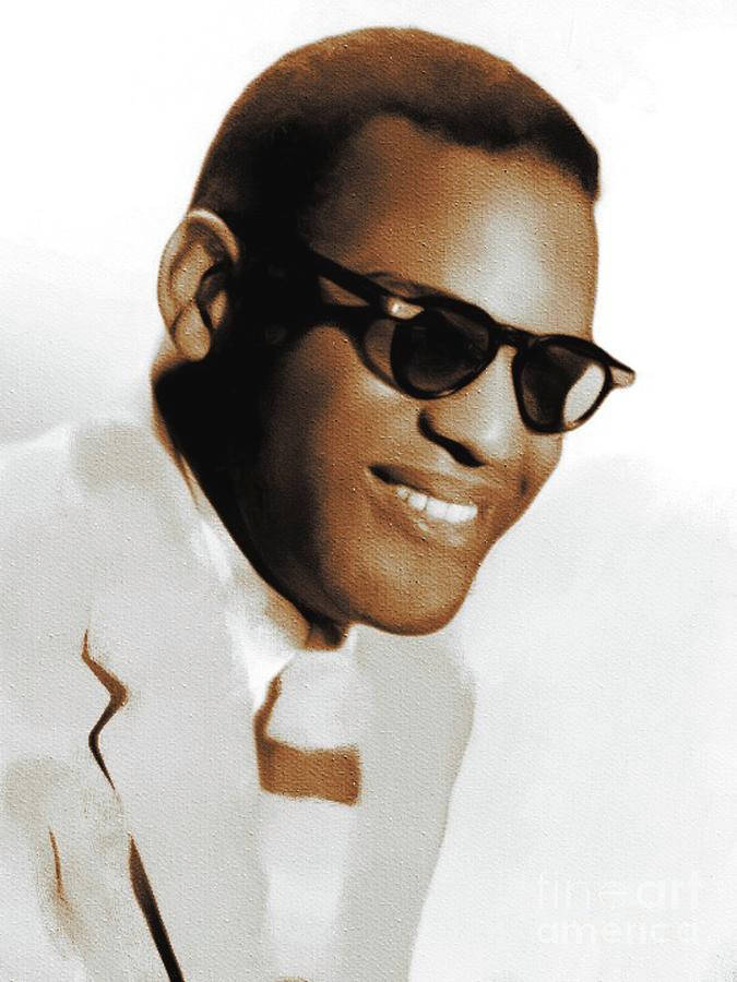 Ray Charles Iconic Singer Wallpaper