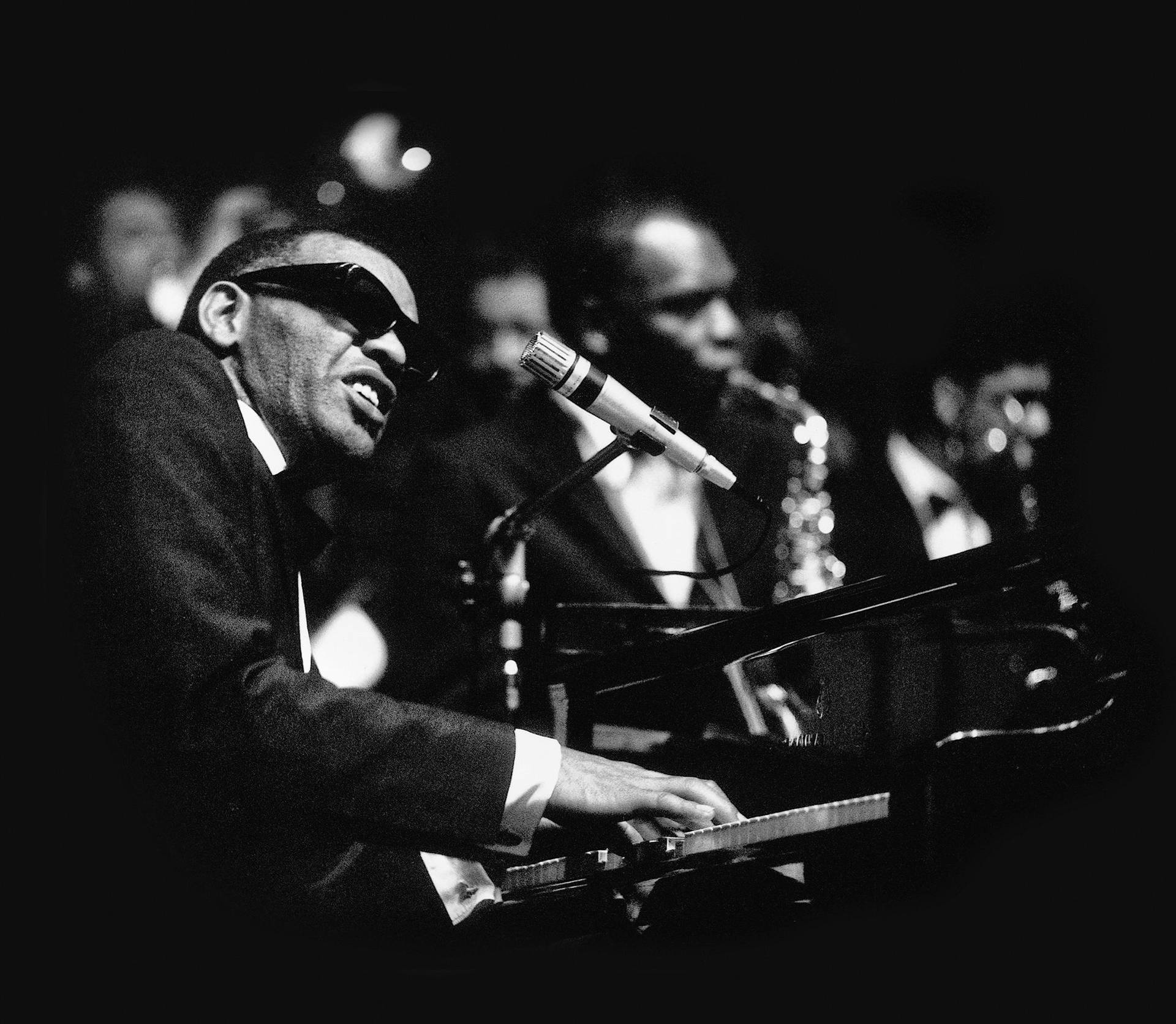Ray Charles Musical Instrument Wallpaper