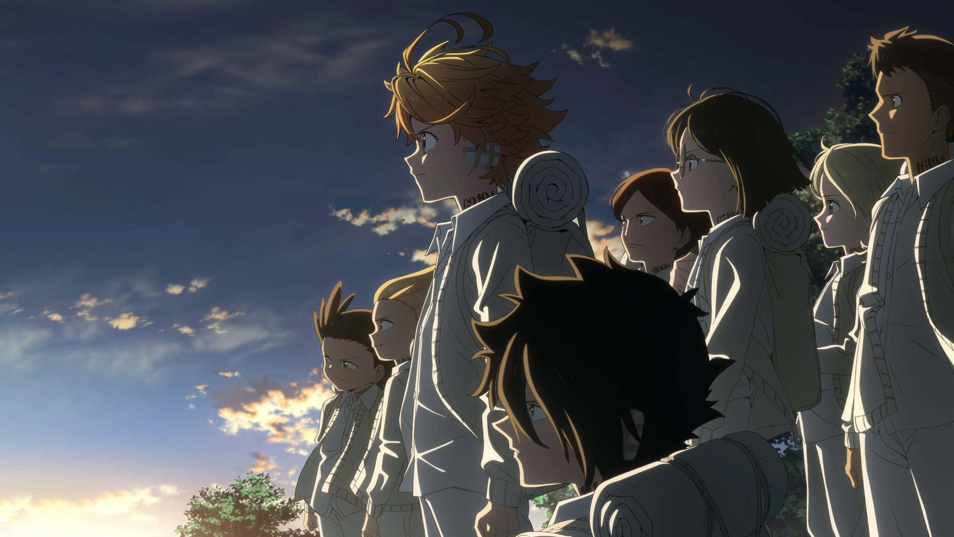 Rayfrån Anime-serien The Promised Neverland. Wallpaper
