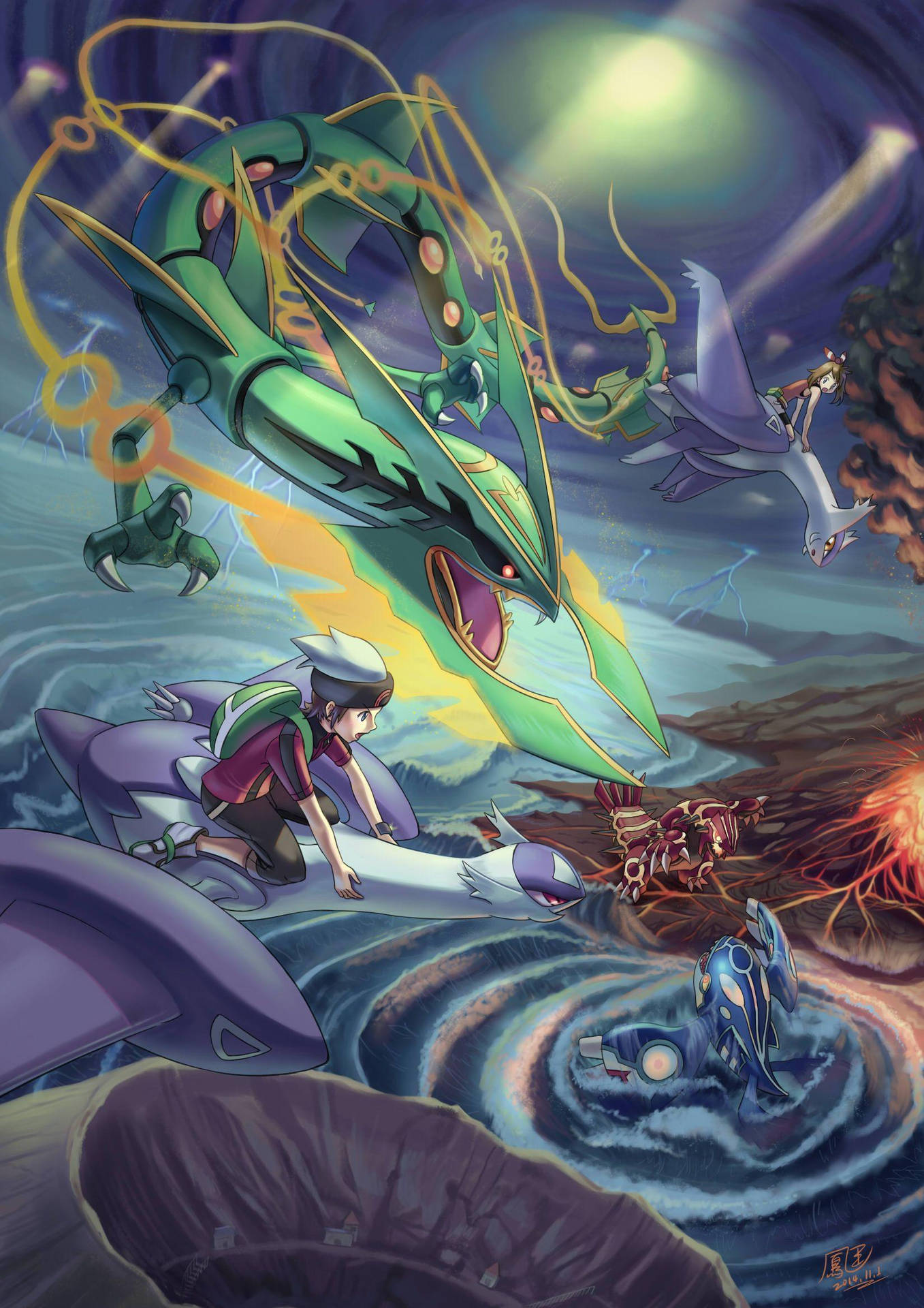 Free Rayquaza Wallpaper Downloads, [100+] Rayquaza Wallpapers for FREE |  