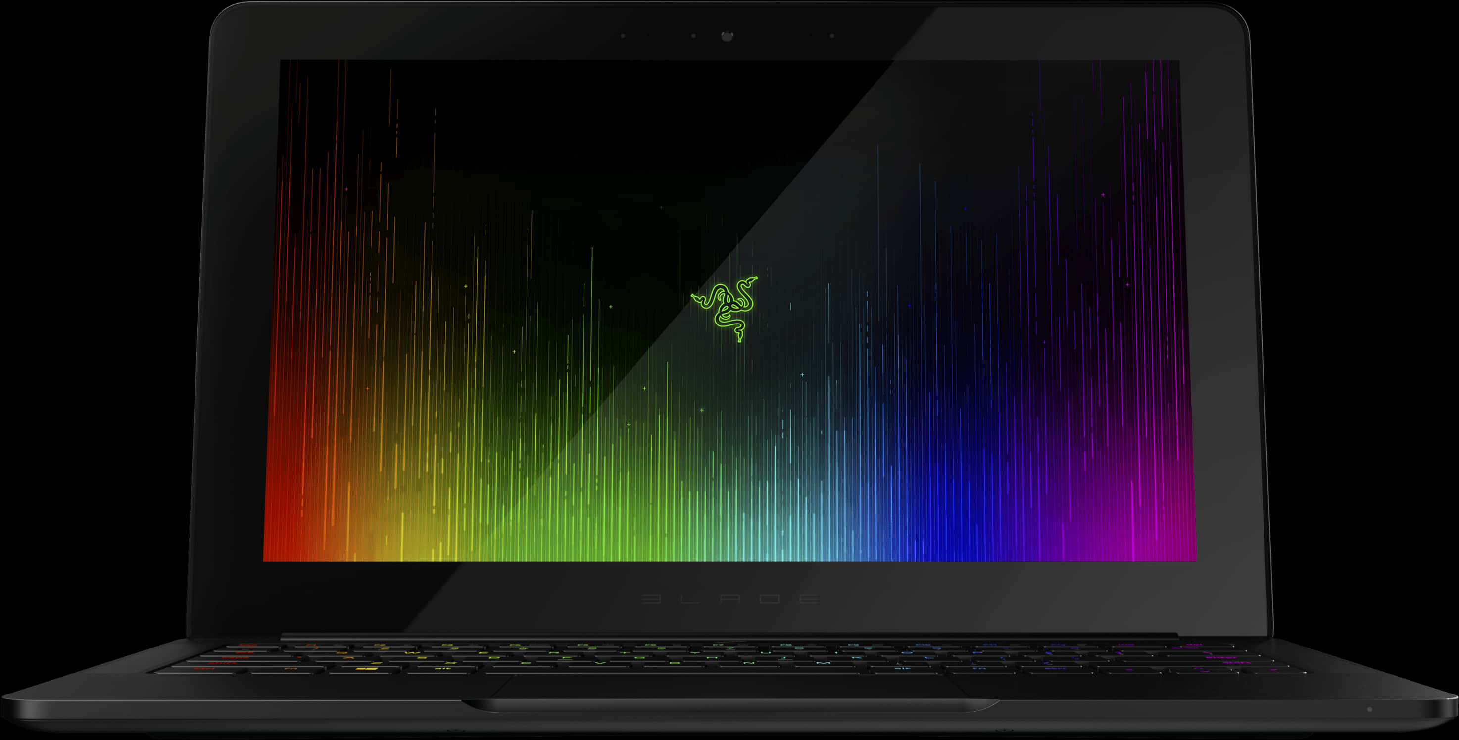 Razer Laptop Rainbow Spectrum PNG
