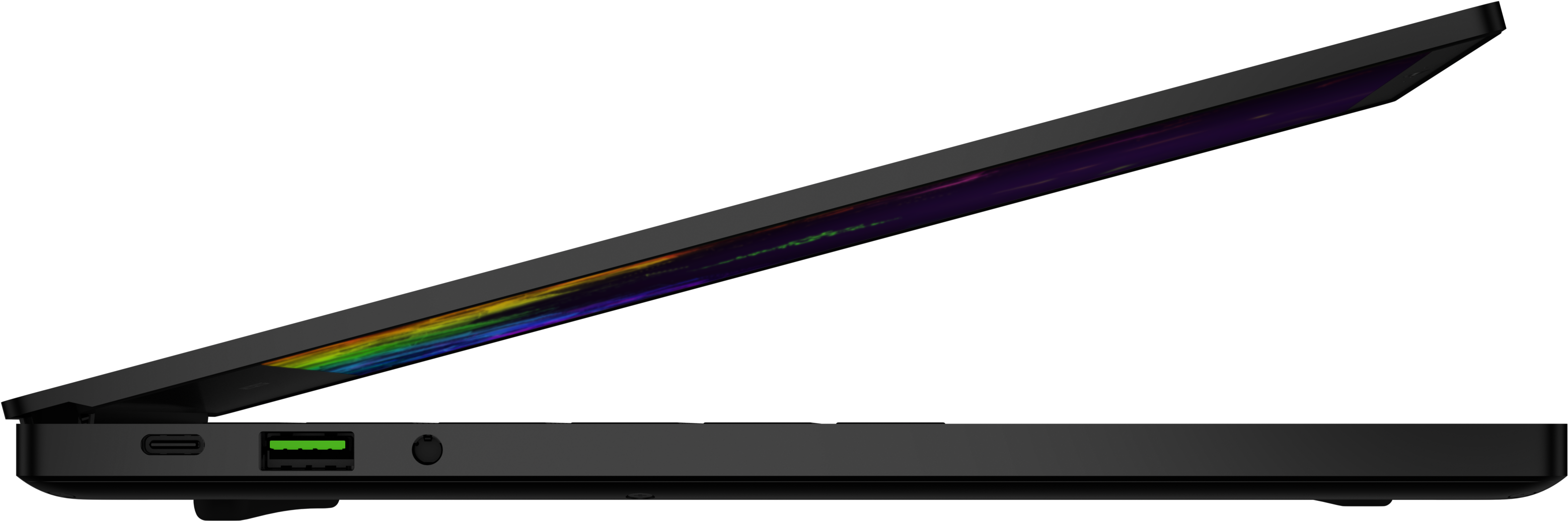 Razer Laptop Side View PNG