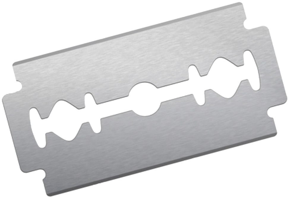 Razor Blade Closeup PNG