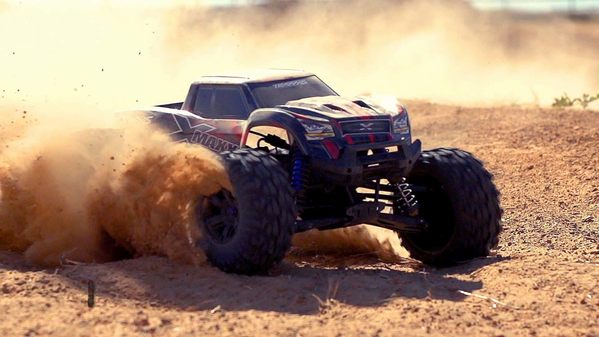 Race your way to victory with this RC car Wallpaper