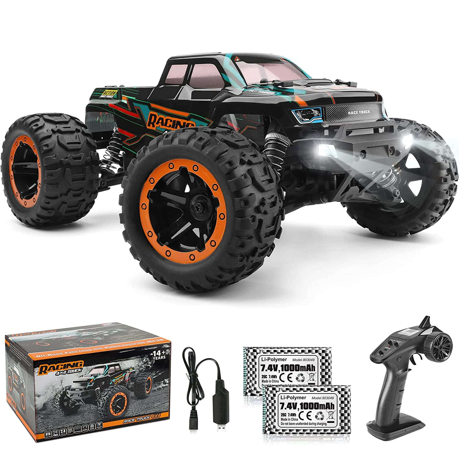 A Remote Control Monster Truck With A Remote Control