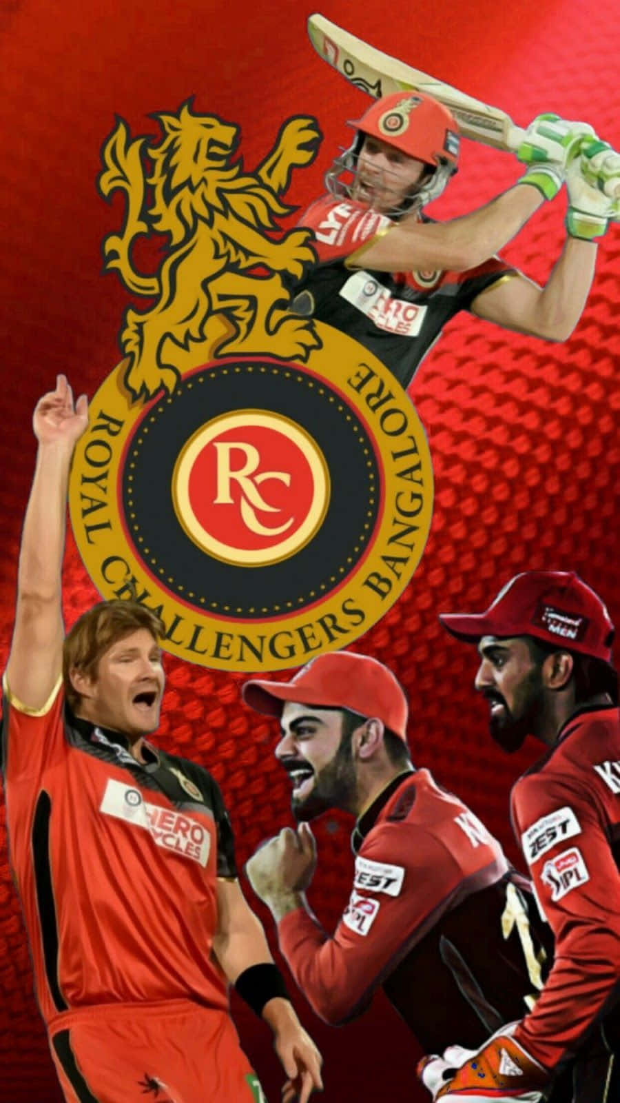 Royal Challengers Bangalore Team Celebrates A Victory