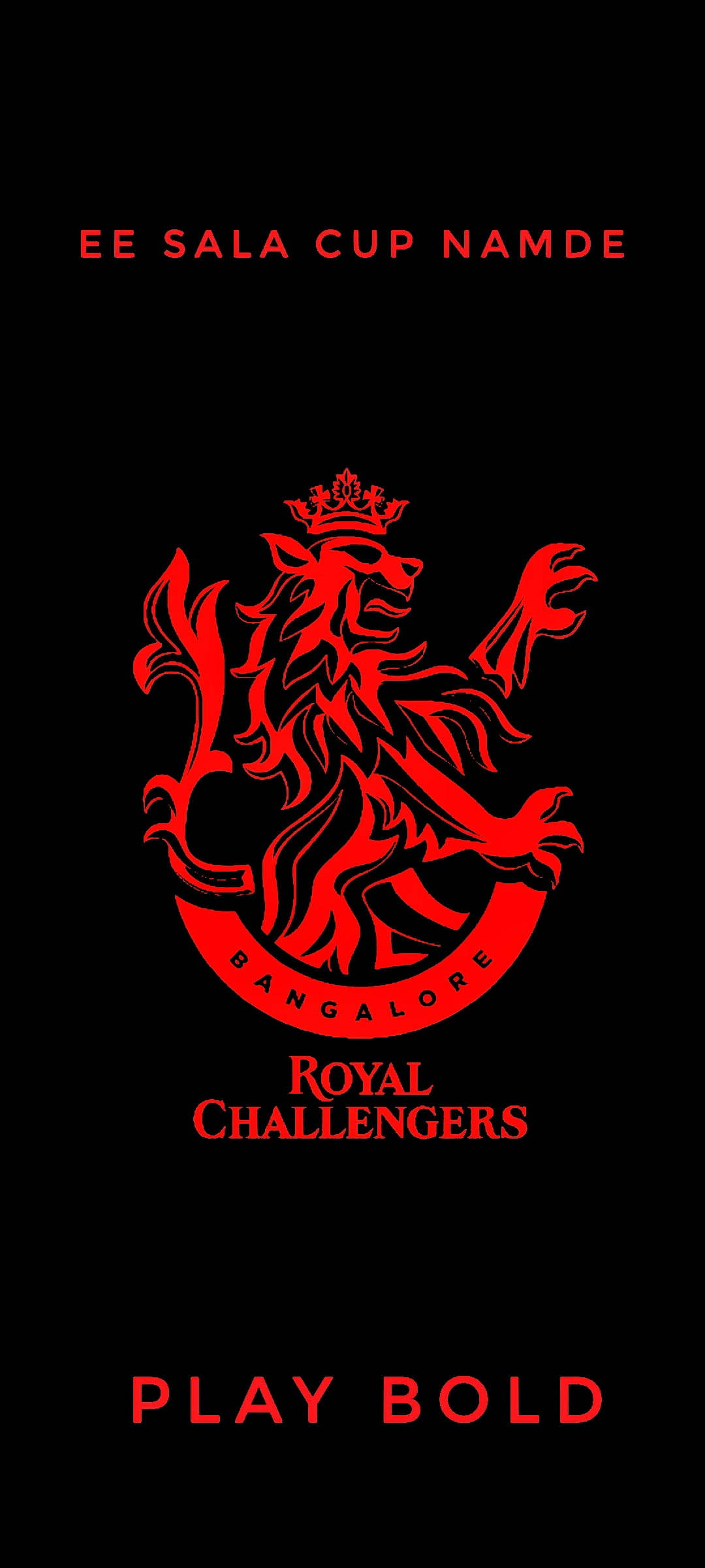 Rcb Red Lion Cricket Team Logo Wallpaper