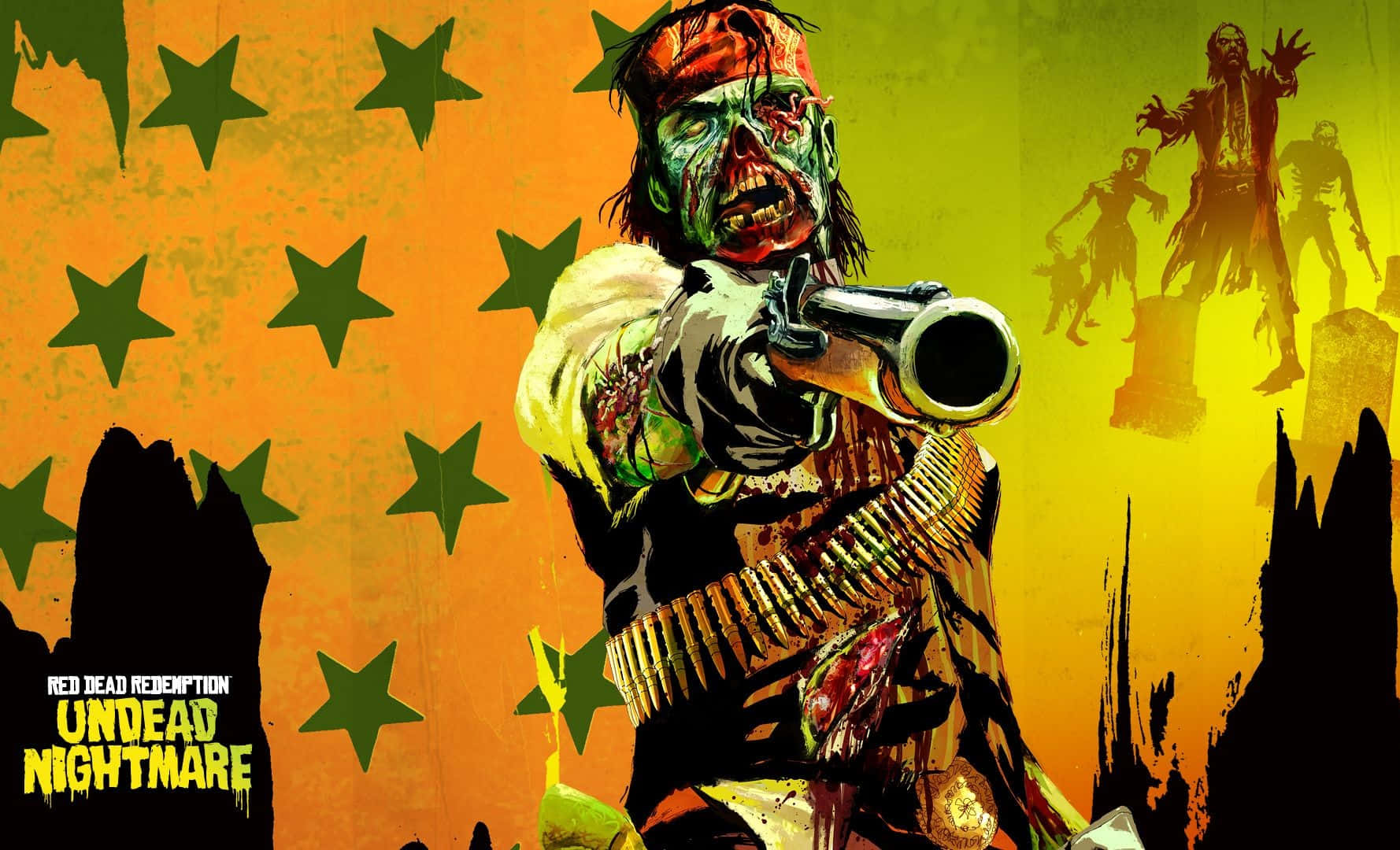 Gang Violence, Horse Thievery, and Crime Spree in Red Dead Redemption Wallpaper