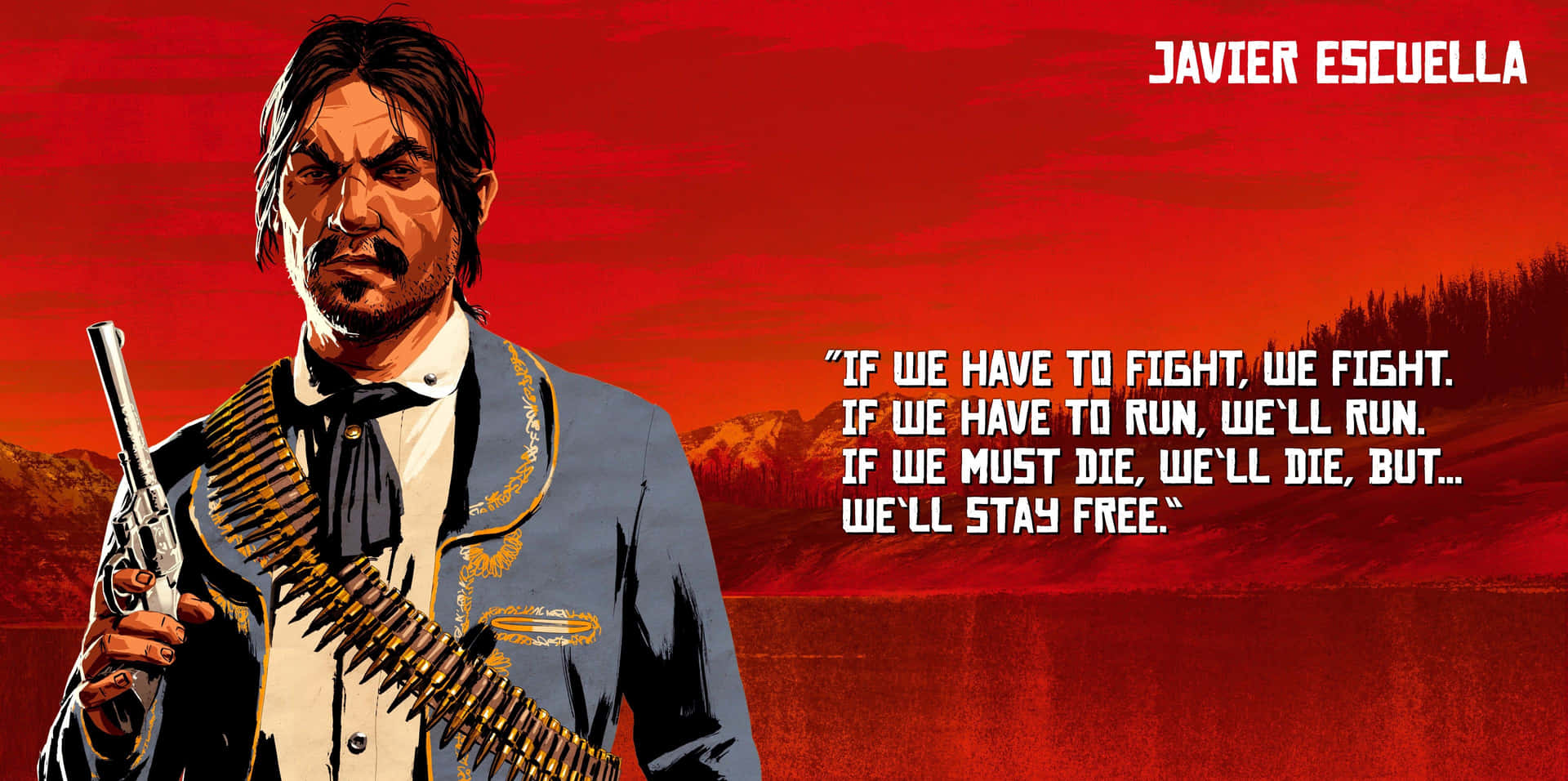Fight your way to freedom with Red Dead Redemption. Wallpaper