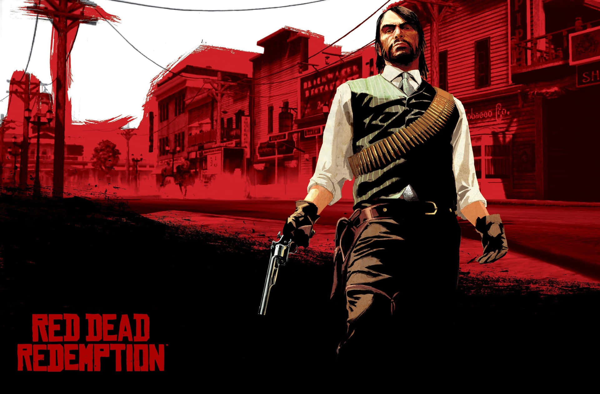 Explore Rockstar's Wild West with "Red Dead Redemption". Wallpaper