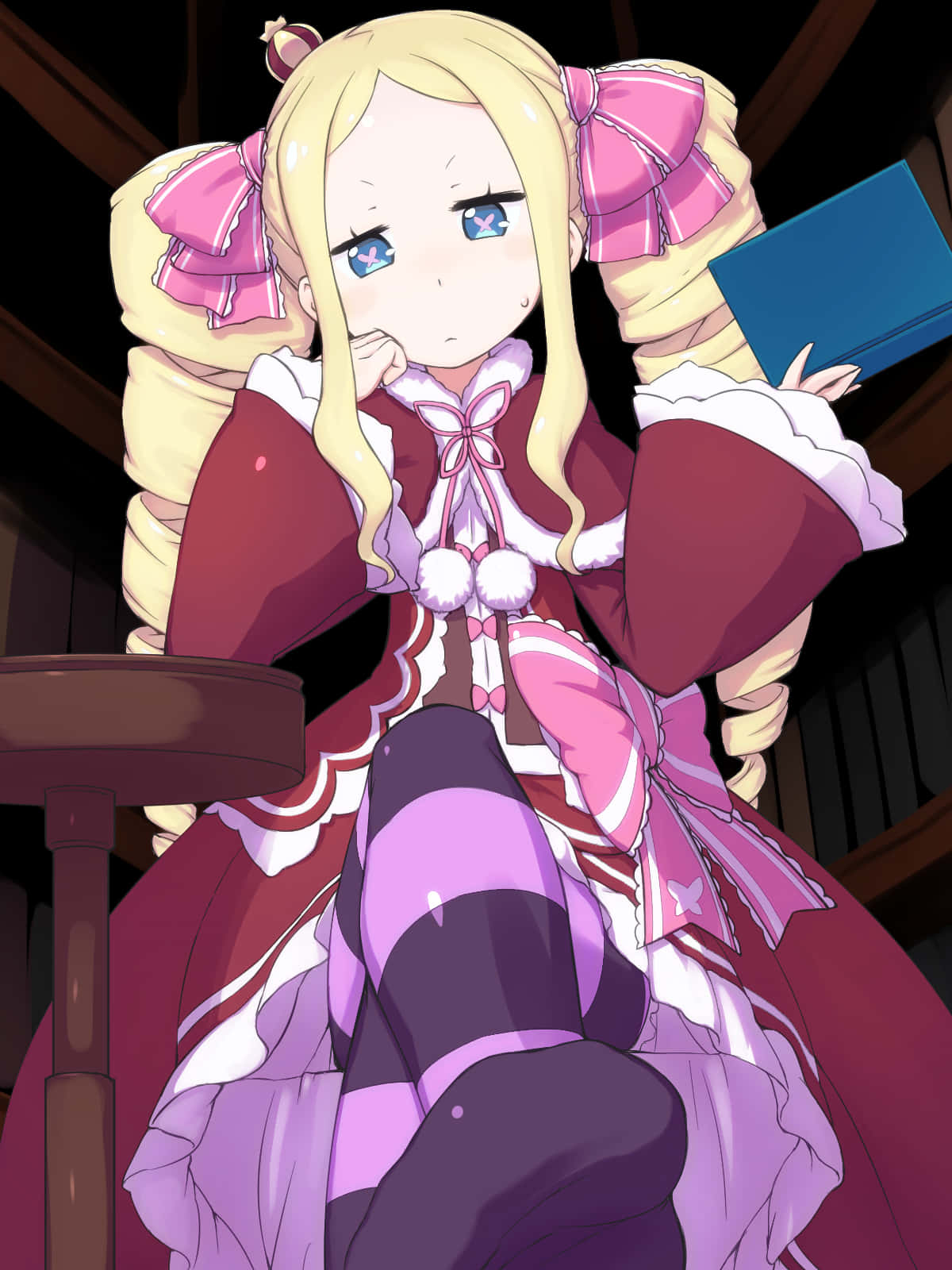 Download Beatrice The Magical Librarian from Re Zero Wallpaper