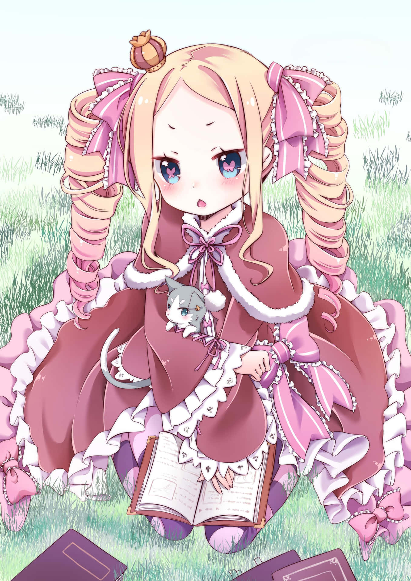 Re: Zero - Beatrice, Taikatyttö Kirjastossa Taustakuva