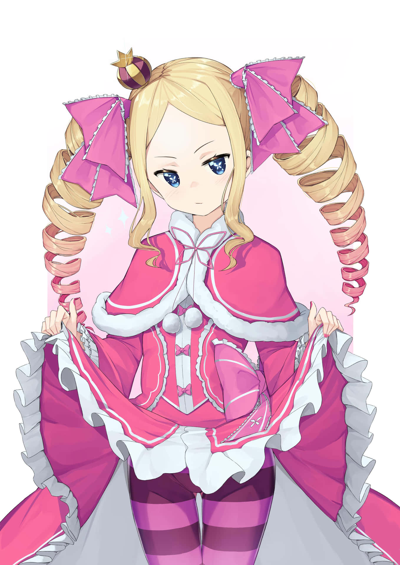 Taianomainen Kirjastonhoitaja Beatrice Re:zero -sarjasta Taustakuva