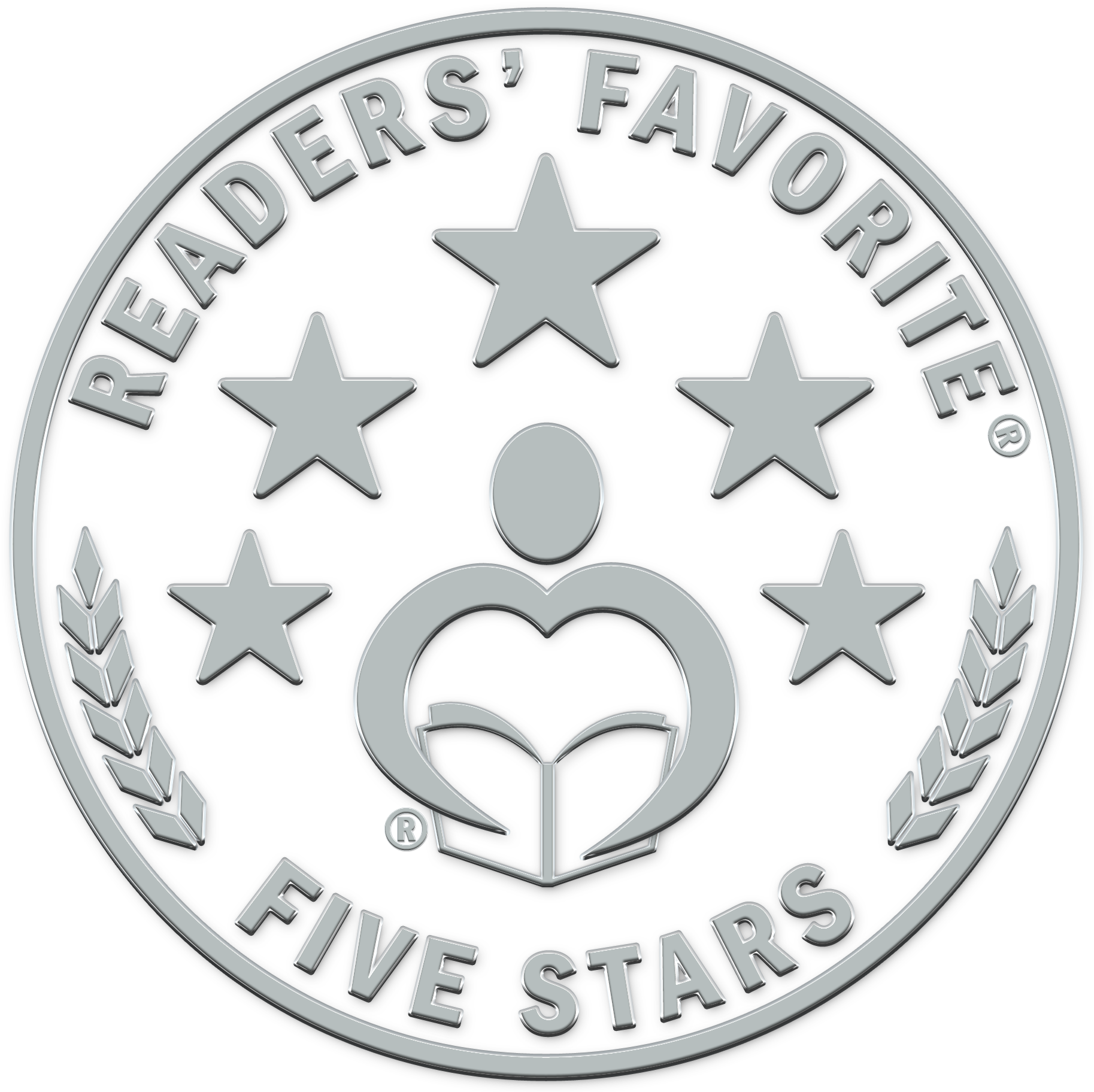 Readers Favorite Five Stars Emblem PNG