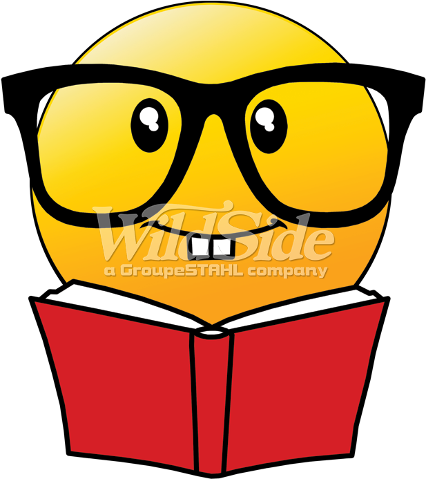 Reading Emojiwith Glasses PNG